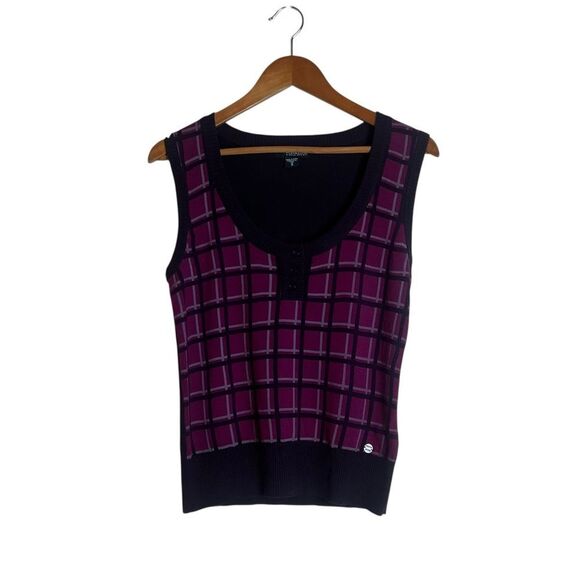 Point zero Nicole Bensti knit tank top. Size small - Picture 1 of 8